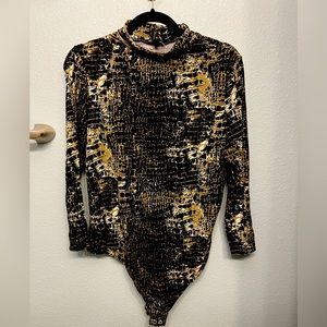 EXPRESS snakeskin bodysuit